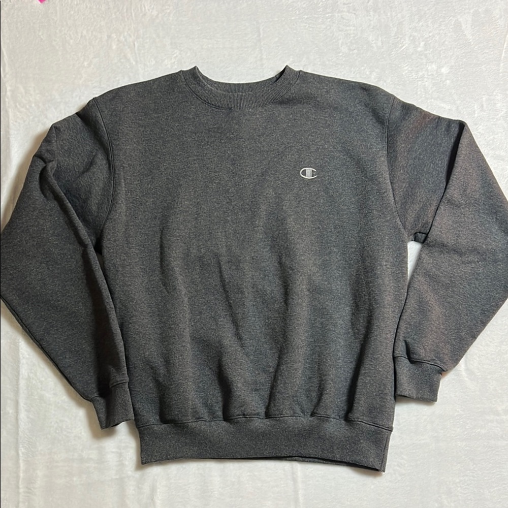 Champion Dark Gray Crewneck Sweater - M